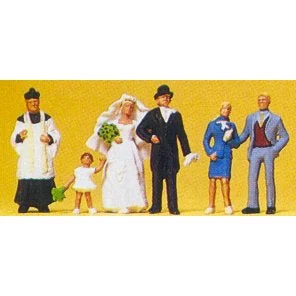 Preiser HO Catholic Wedding Ceremony (6)