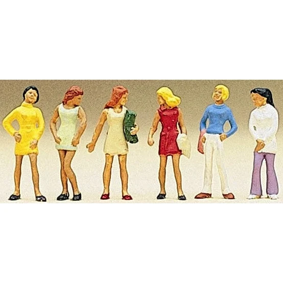 Preiser HO Female Teenagers (6)