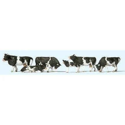 Preiser HO Black/White Crows (6)