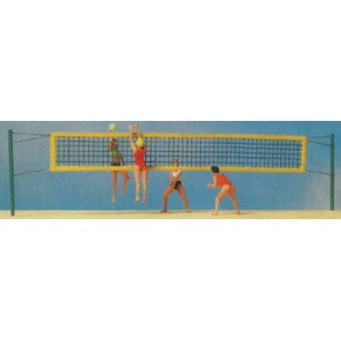 Preiser HO Beach Volleyball (Net, 4 Players & 2 Balls)