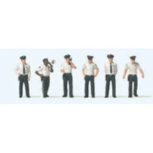 Preiser HO US City Police in White Shirts (6)