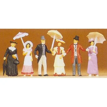 Preiser HO 1900 Era Passengers Standing (6)