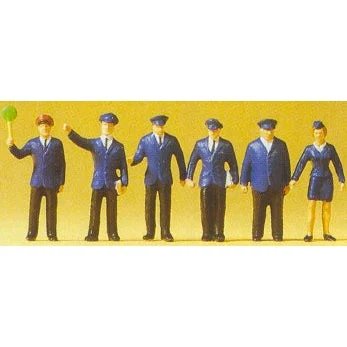 Preiser HO Railroad Personnel Set #2 (6)