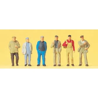 Preiser HO Male Workers Walking (6)