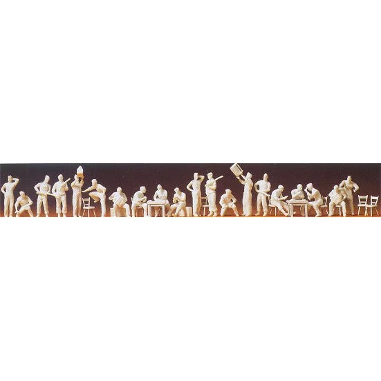 Preiser HO Unpainted German Reich Figures 1935-45 (20) (Kit)
