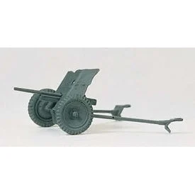 Preiser HO Unpainted German Reich Anti-Tank Gun 3,7cm PAK L/45 1939-45 (Kit)