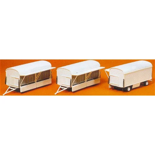Preiser HO Circus Animal Wagons (3) (Kit)