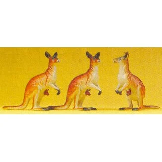 Preiser HO Kangaroos (3)