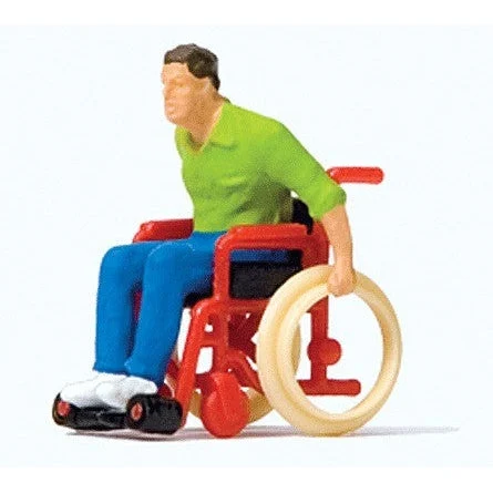 Preiser HO Man in Wheelchair
