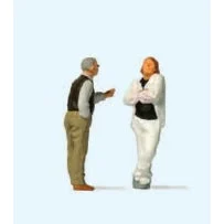 Preiser HO Couple Arguing