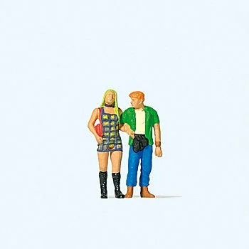 Preiser HO Young Couple Walking