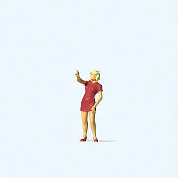 Preiser HO Woman Pointing Finger