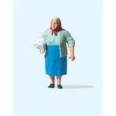 Preiser HO Newspaper Woman