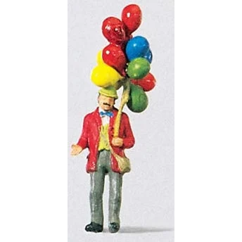 Preiser HO Man Selling Balloons