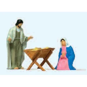 Preiser HO The Holy Family (Baby Jesus, Mary & Joseph)
