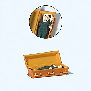 Preiser HO Vampire Lying in Coffin