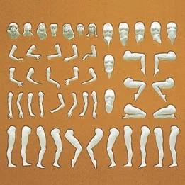 Preiser 1/32 Unpainted Nude Female Figures (7) (Kit)