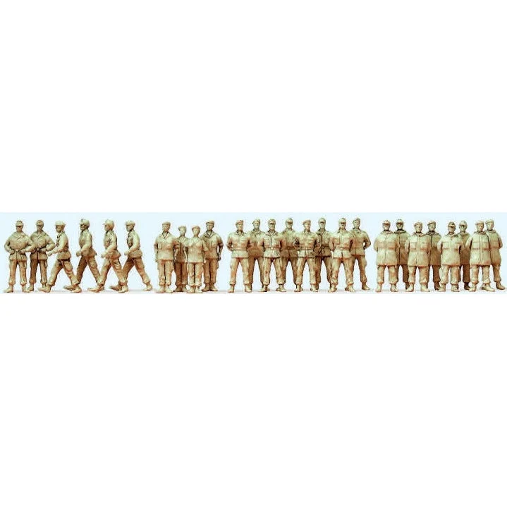Preiser 1/72 Unpainted German Federal Armed Forces (26) (Kit)
