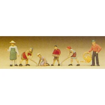Preiser N Gardeners (6)