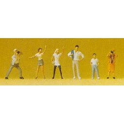 Preiser N Spectators Standing (6)