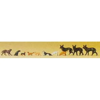 Preiser N Dogs in Various Sizes (11)
