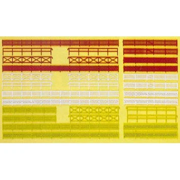 Preiser N Assorted Fencing (30) (Kit)