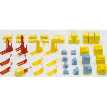 Preiser N Forklifts, Lift Wagons & Cargo (Kit)