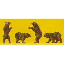 Preiser N Brown Bears (4)