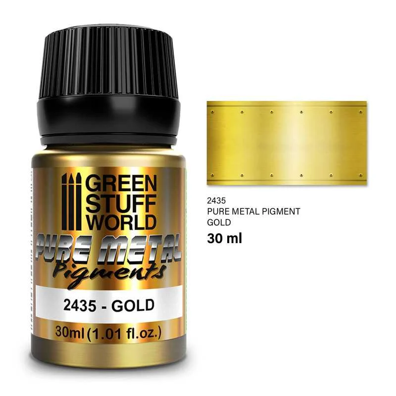 Green Stuff World Pure Metal Gold Pigment 30ml GSW2435