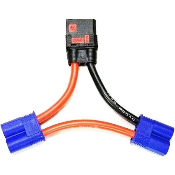 QS8 Male Series to 2 EC8 Female - Kosta Technologies