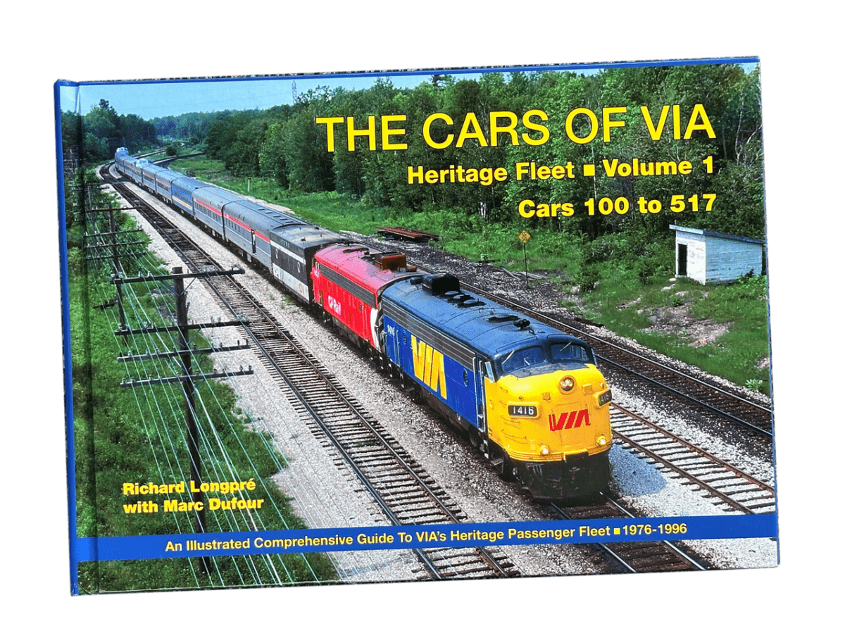 Rapido Book The Cars of Via: Heritage Fleet, Volume 1, Cars 100 to 517 - 102145