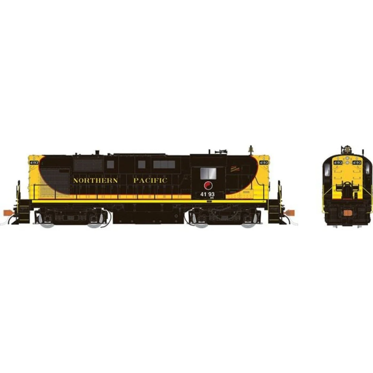 Rapido HO Burlington Northern NP RS-11 Diesel Locomotive DCC Sound #4197 - 31585