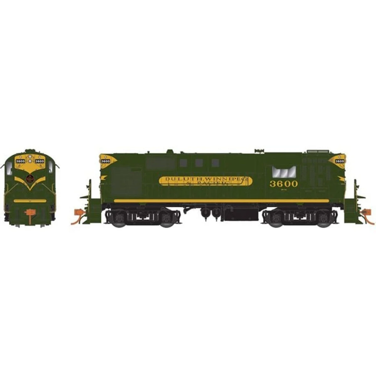 Rapido HO Duluth, Winnipeg & Pacific Delivery RS-11 Diesel Locomotive 3600 - 31065