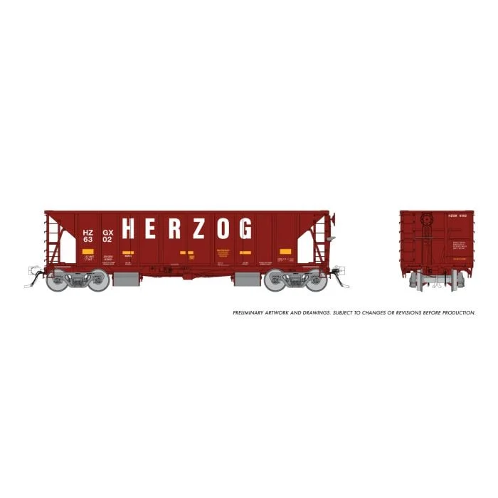 Rapido HO Herzog NSC Ballast Car 6 Pack - 158020