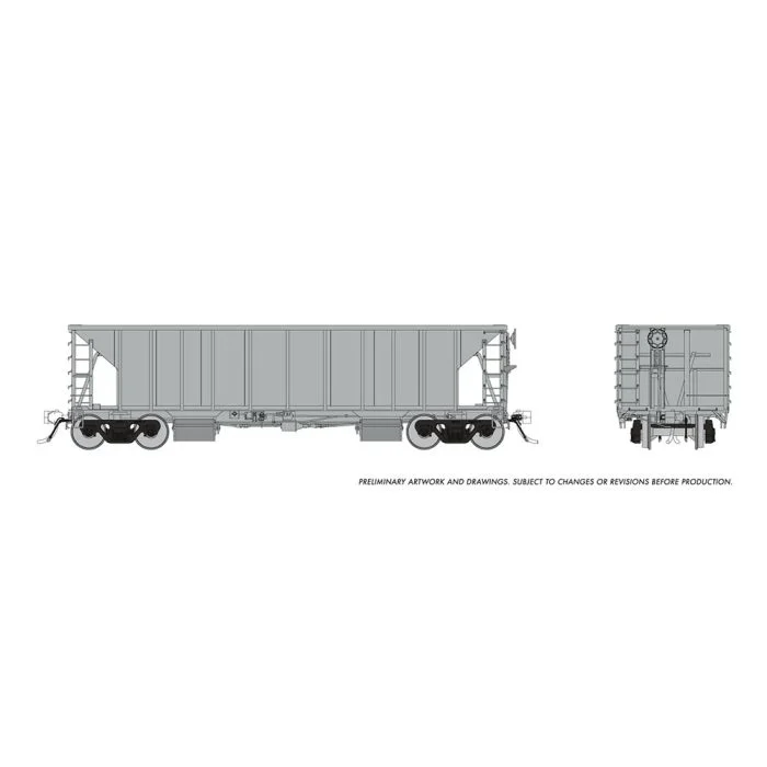 Rapido HO NSC Ballast Car Silver Unlettered Single Car - 158097