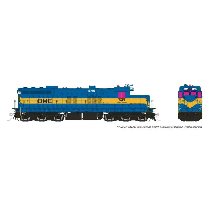 Rapido HO Scale Dakota, Minnesota & Eastern #549 SD10 - RAP50637