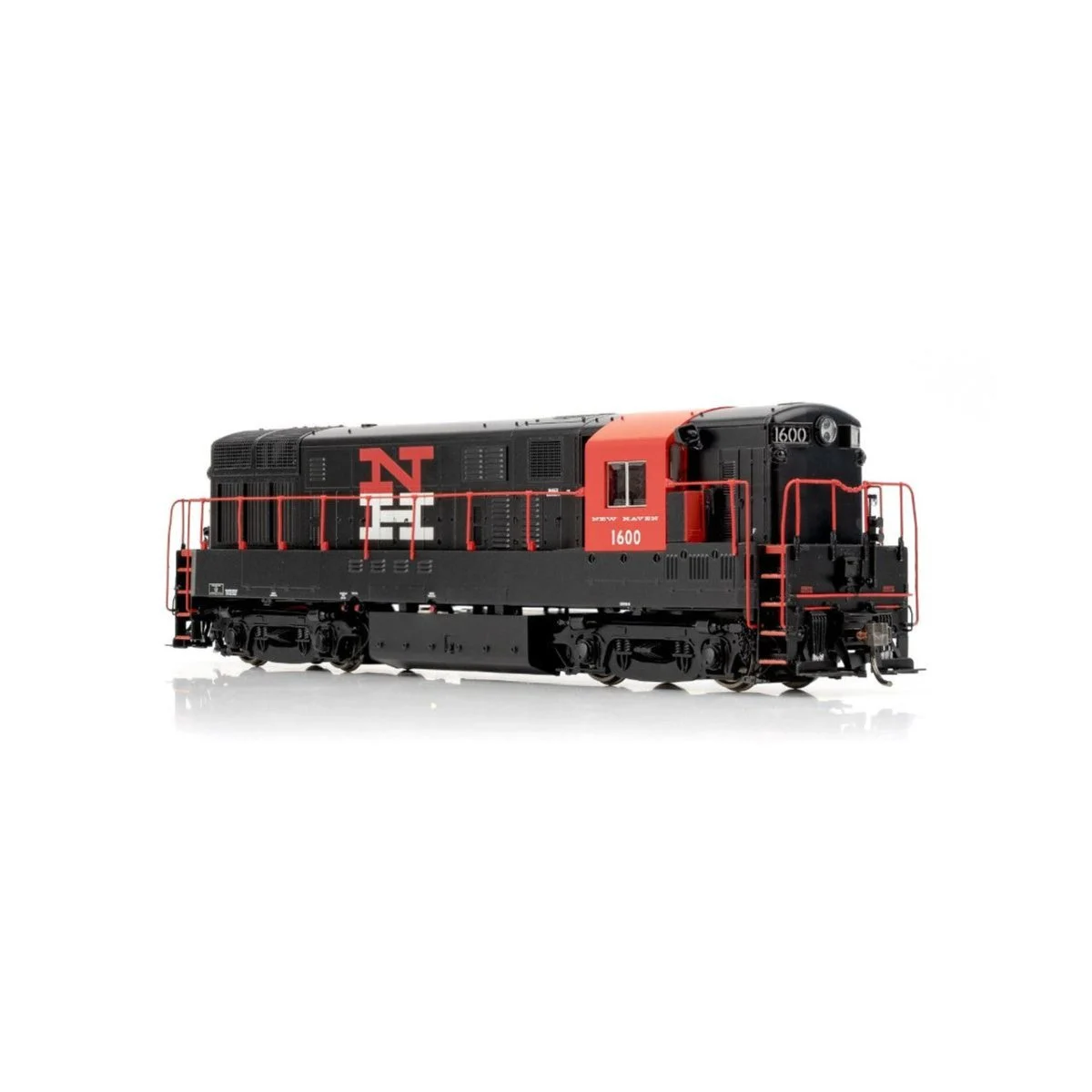 Rapido HO Scale New Haven McGinnis H16-44 Locomotive 1607 (DC/DCC Ready) - 44011