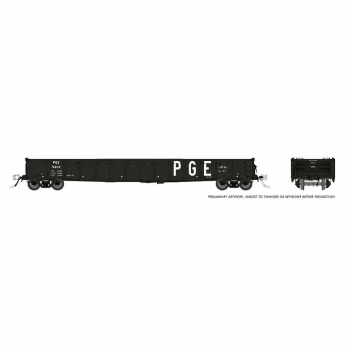 Rapido HO Scale Pacific Great Eastern 52' 6" Canadian Mill Gondola - 50055A