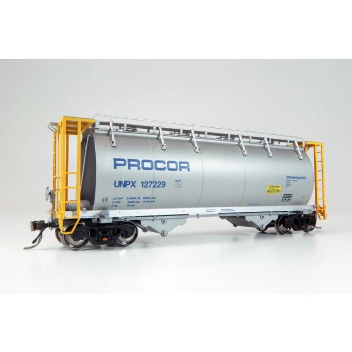 Rapido HO Scale Procor 3000cuft Aluminum Hopper w/Handrail & Wordmark #1 - 172001A