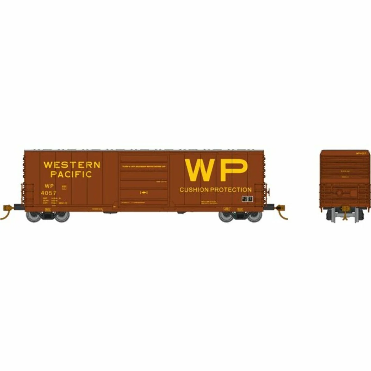 Rapido HO Scale Western Pacific Evans X72A Box Car (3) - 139007