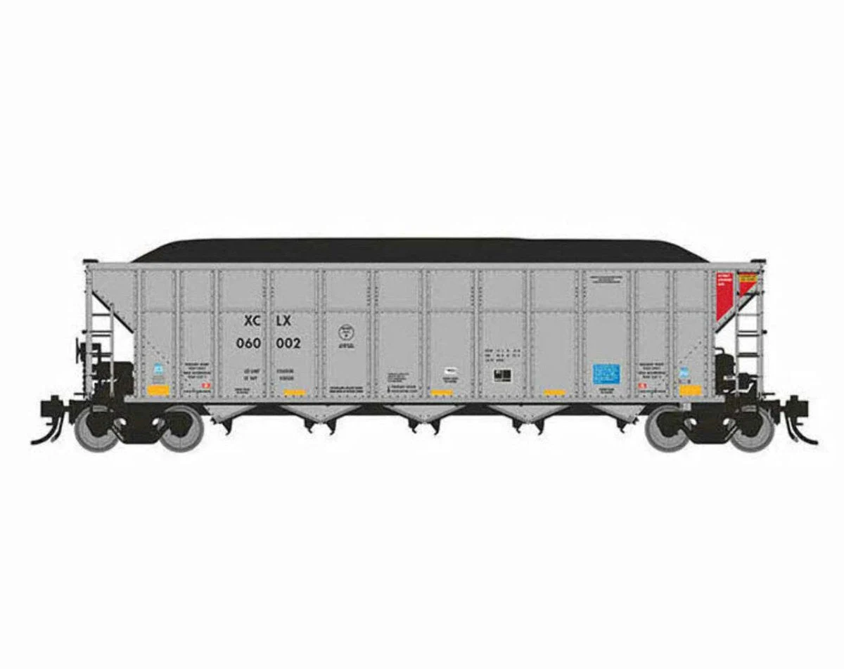 Rapido HO Scale Xcel Energy XCLX AutoFlood III RD Coal Hopper Single #2 - 169041A