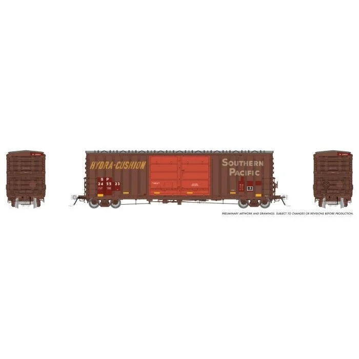 Rapido HO Southern Pacific Patchout PC&F B-70-75 Boxcar #245523