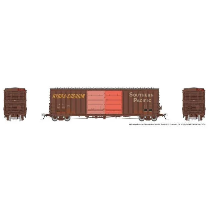Rapido HO Southern Pacific Patchout PC&F B-70-75 Boxcar #245571