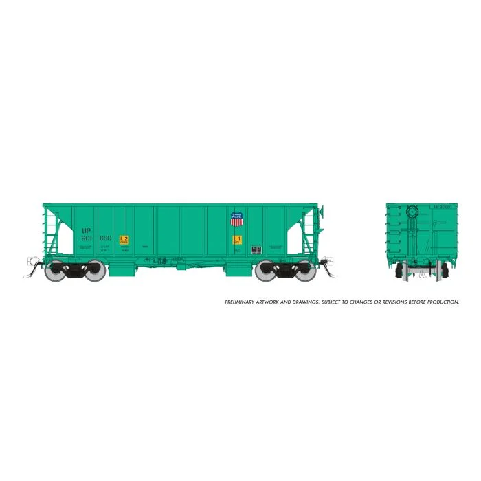 Rapido HO Union Pacific Late NSC Ballast Car 3 Pack - 158022