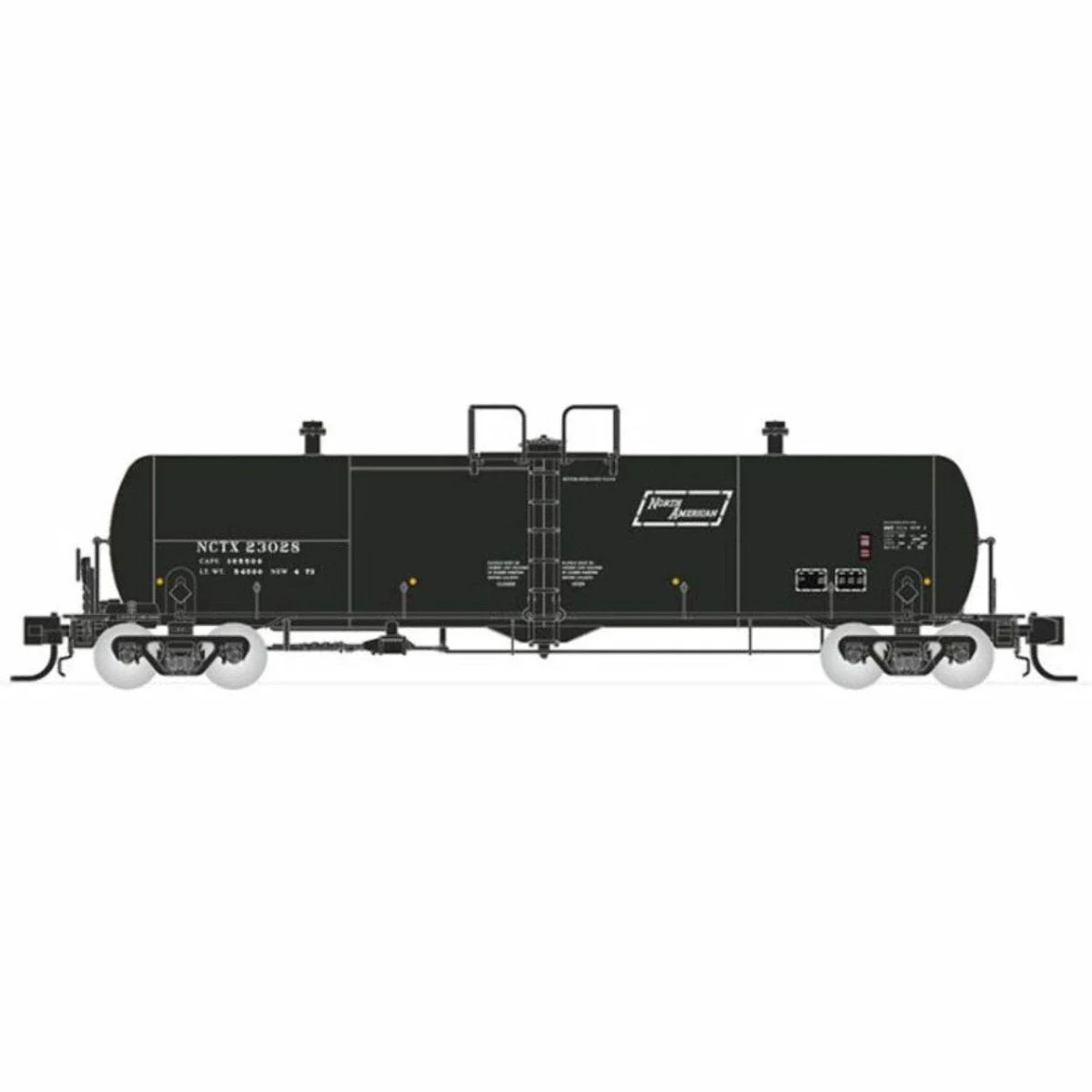 Rapido N Scale NCTX North American Procor 20K Gal Tank Car #2 (6) - 535008