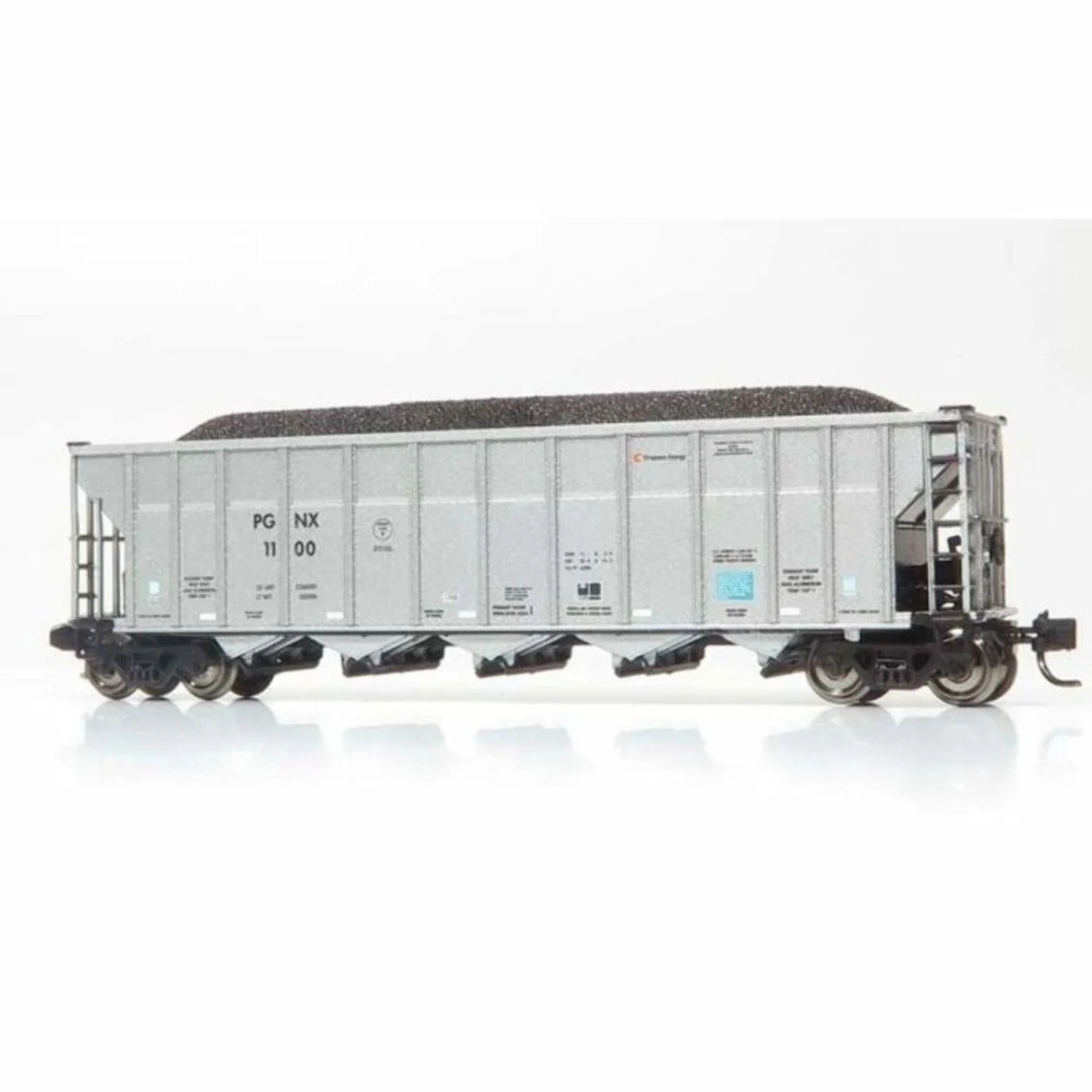 Rapido N Scale PGNX AutoFlood III RD Coal Hoppers 6 Pack #3 - 538025
