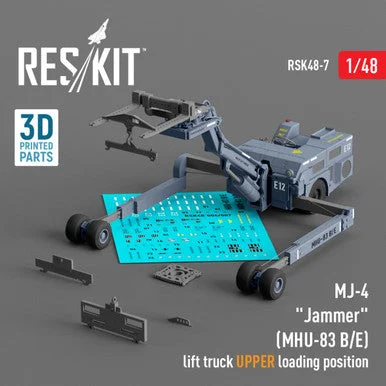 1/48 Reskit MJ-4 Jammer (MHU-83 B/E) Early lift truck UPPER loading position (3D Printed)