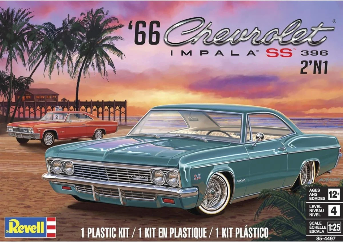 Revell Monogram 1/25 Chevy Impala Ss 396 2N1 Kit