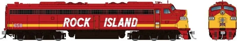 Rapido HO Scale Rock Island #650 EMD E8A DCC/Sound - RAP28592