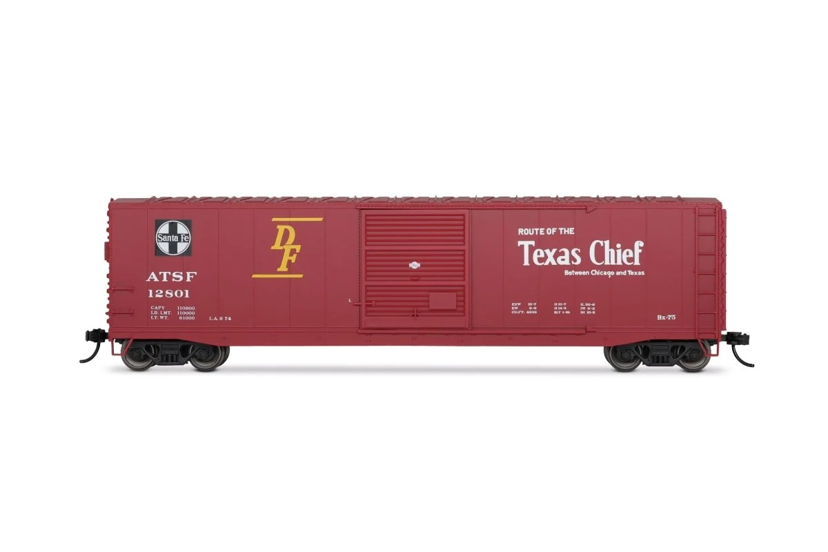 Rivarossi HO ATSF "Texas Chief" Plug Door Boxcar #12801